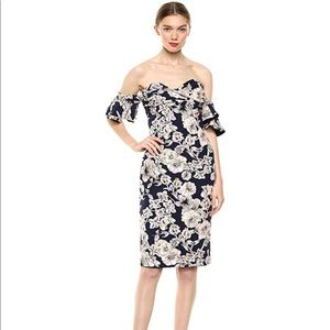 Bardot ABT Floral off shoulder dress size 6